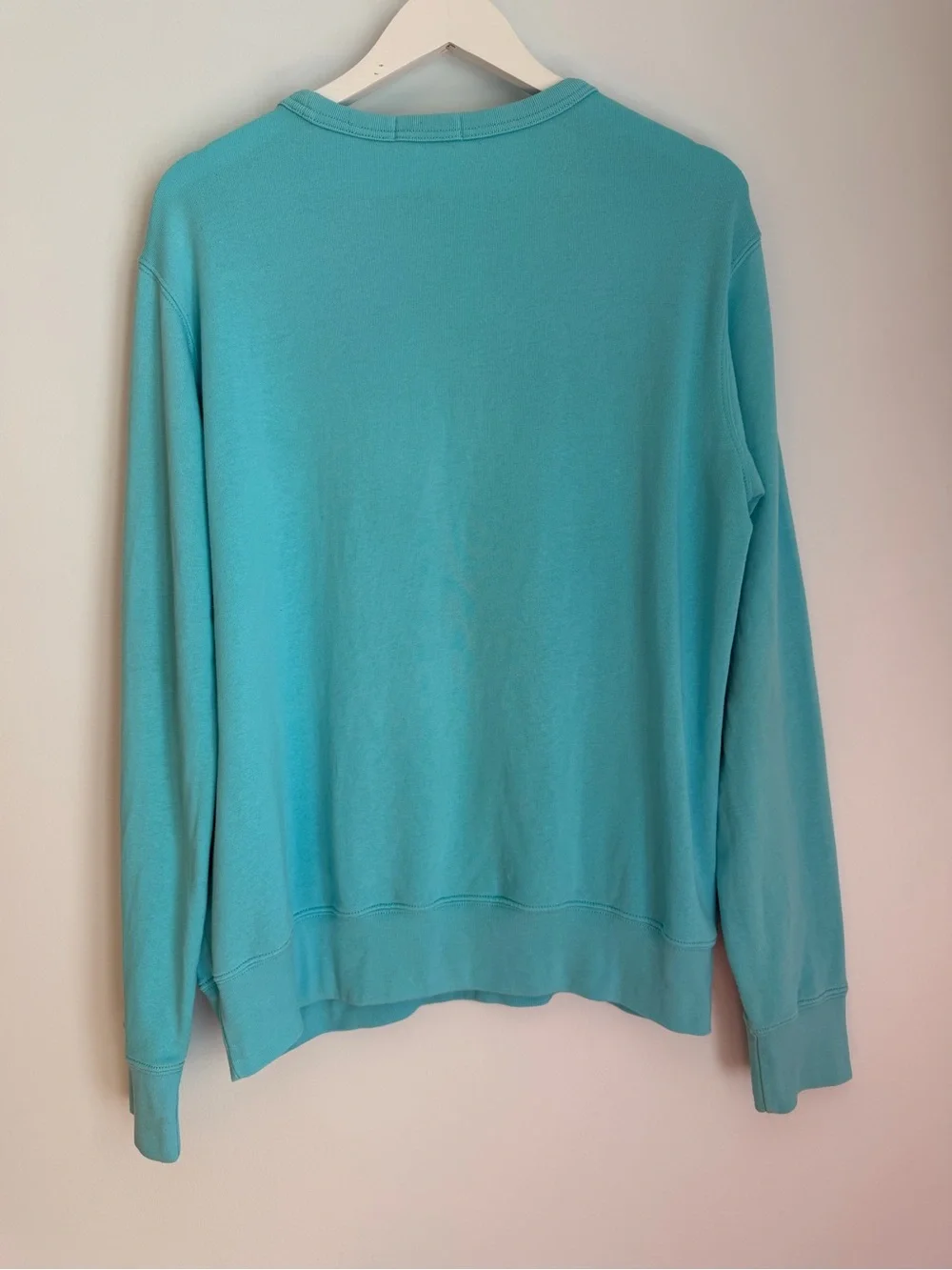 Polo Ralph Lauren Men’s Crewneck Sweatshirt Blue Fleece Pullover